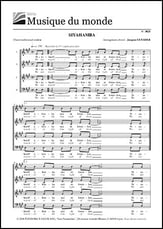 Siyahamba SATB choral sheet music cover